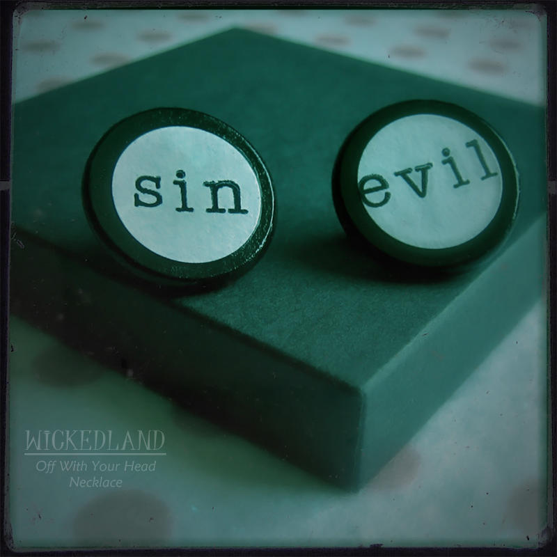 WICKEDLAND Evil Sinner Handmade Pin Badge Set by wickedland