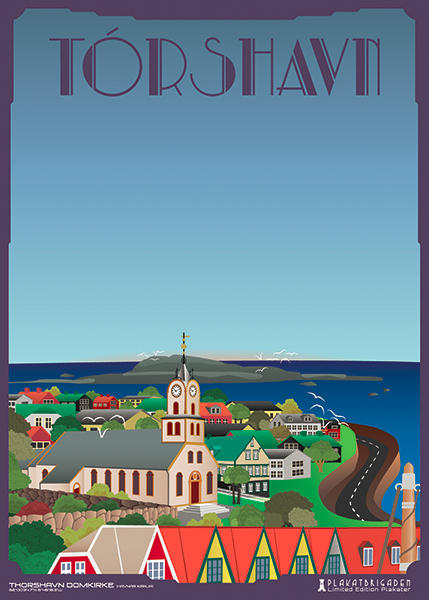 Thorshavn-Domkirke by PlakatBrigaden
