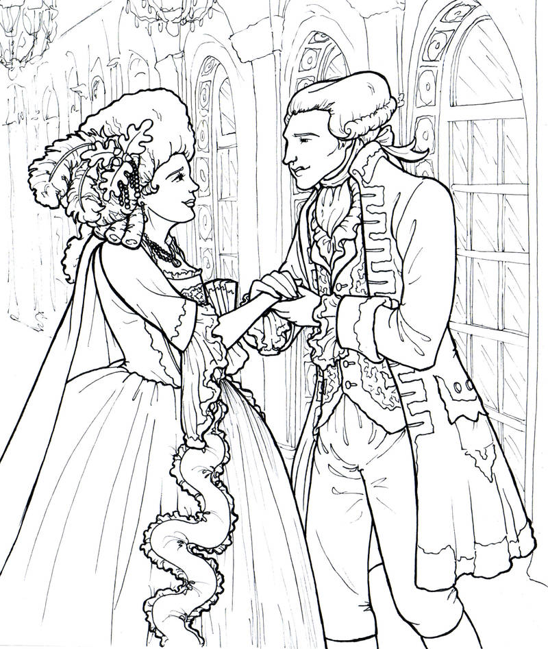 The Marquise and Marquis de Lafayette by TheBrassGlass on DeviantArt