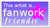 I am fanwork friendly by TheBrassGlass