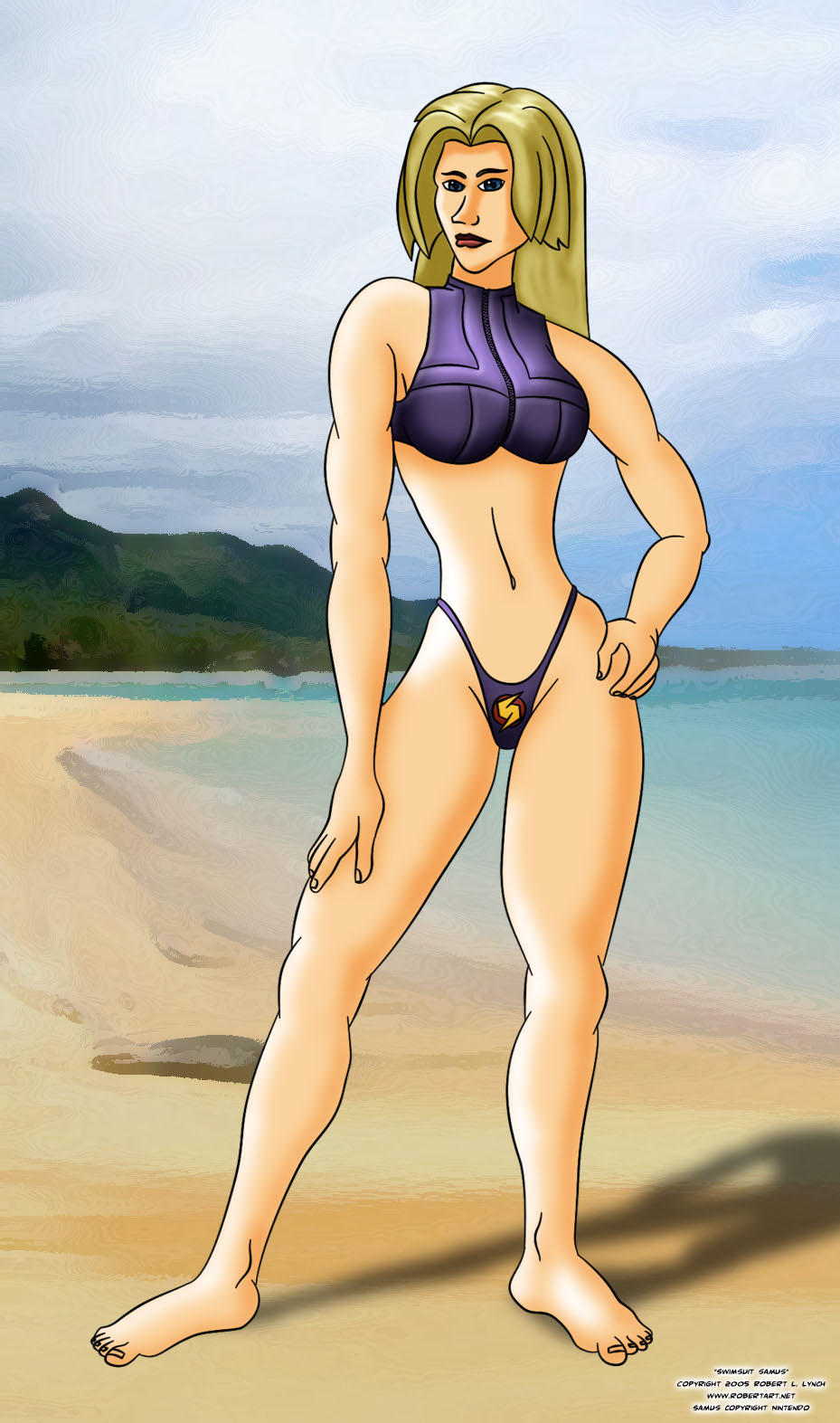 Samus Swimsuit by robertllynch