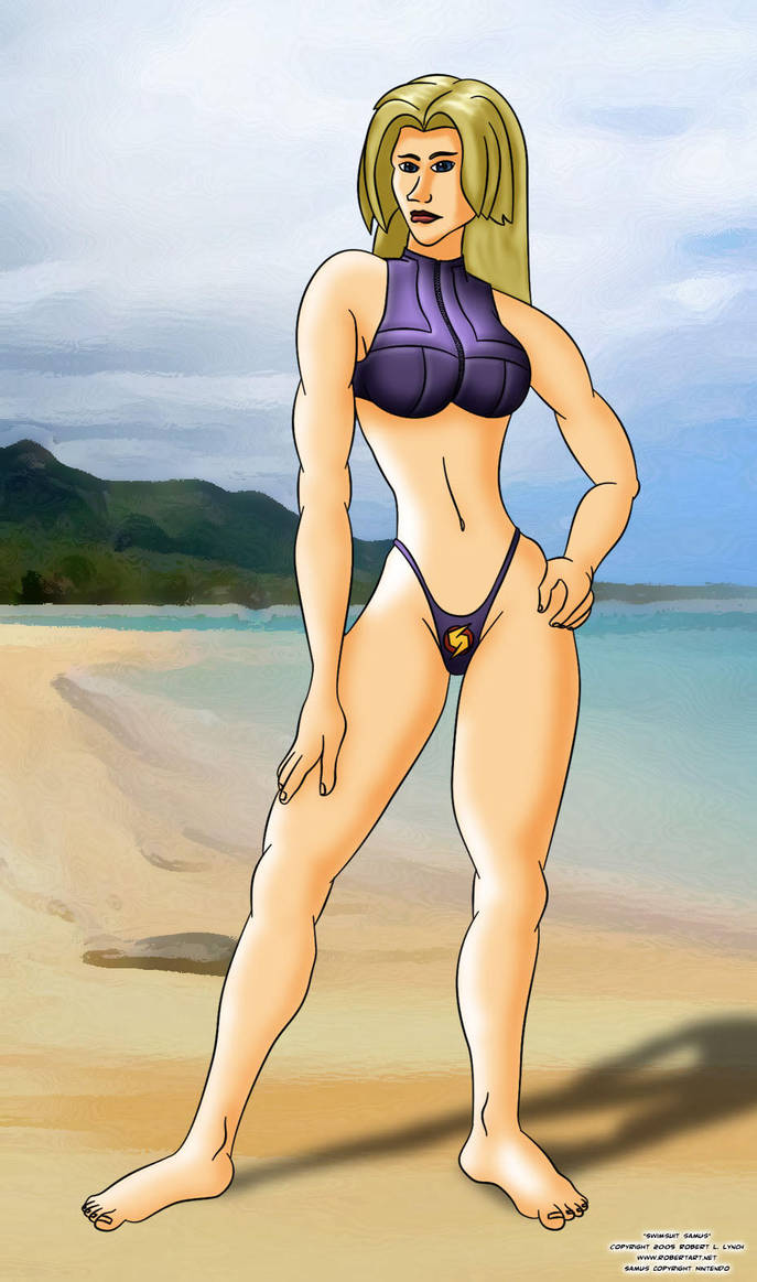 Samus Swimsuit by robertllynch