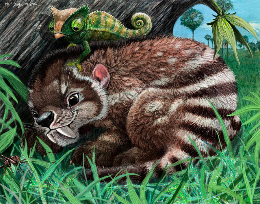 Thylacosmilus cub and friends by Psithyrus