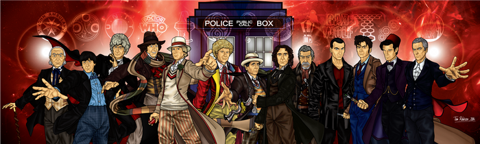 Doctor Who The 13 Incarnations by CosmicThunder