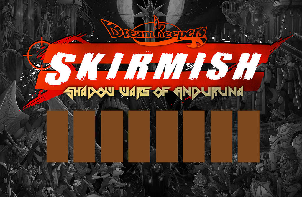 SKIRMISH- Preliminary Box art mockup by Dreamkeepers