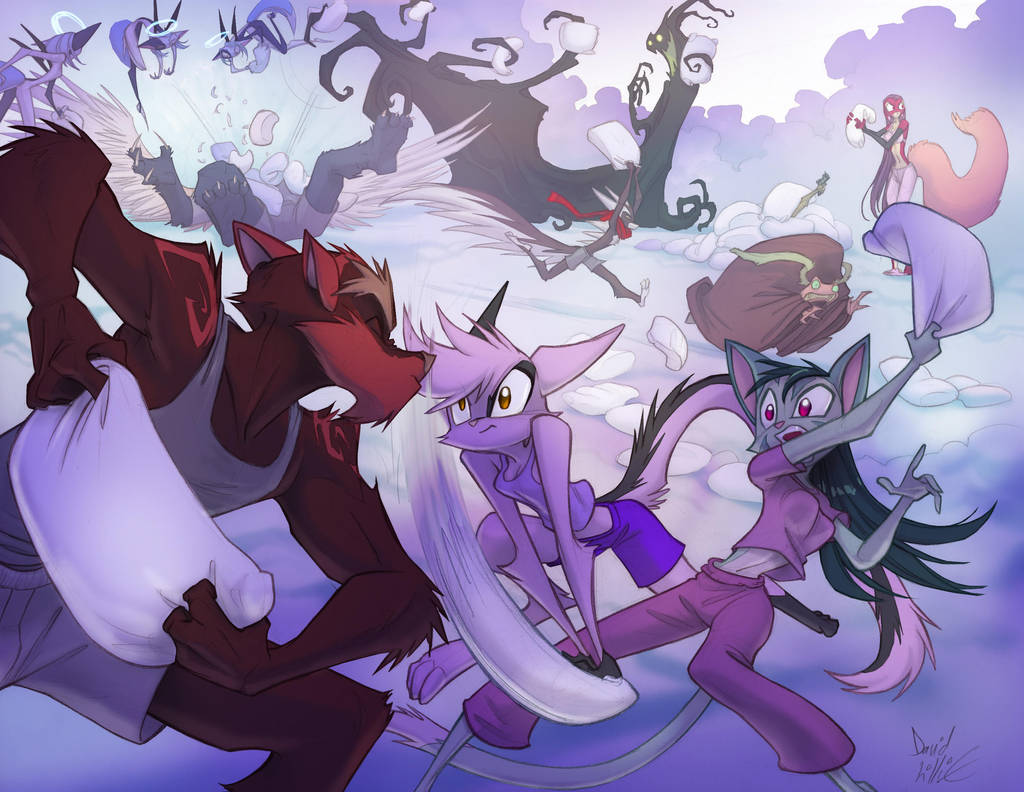 Skirmish Mob Rule Pillow Fight by Dreamkeepers
