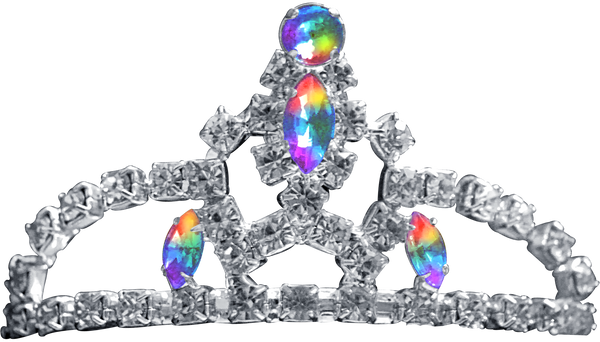 Silver Tiara - Rainbow Jewel by Dori-Stock