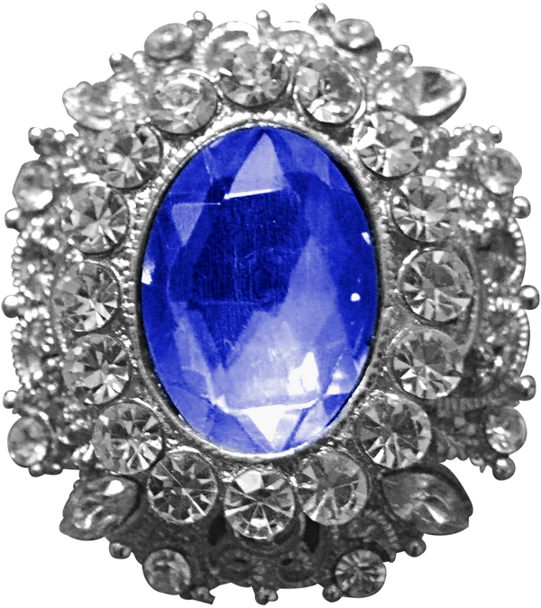 Silver Pendant - Sapphire by Dori-Stock