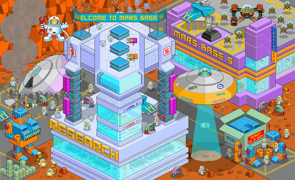 Mars Base 5 Full Version by gunstar-red