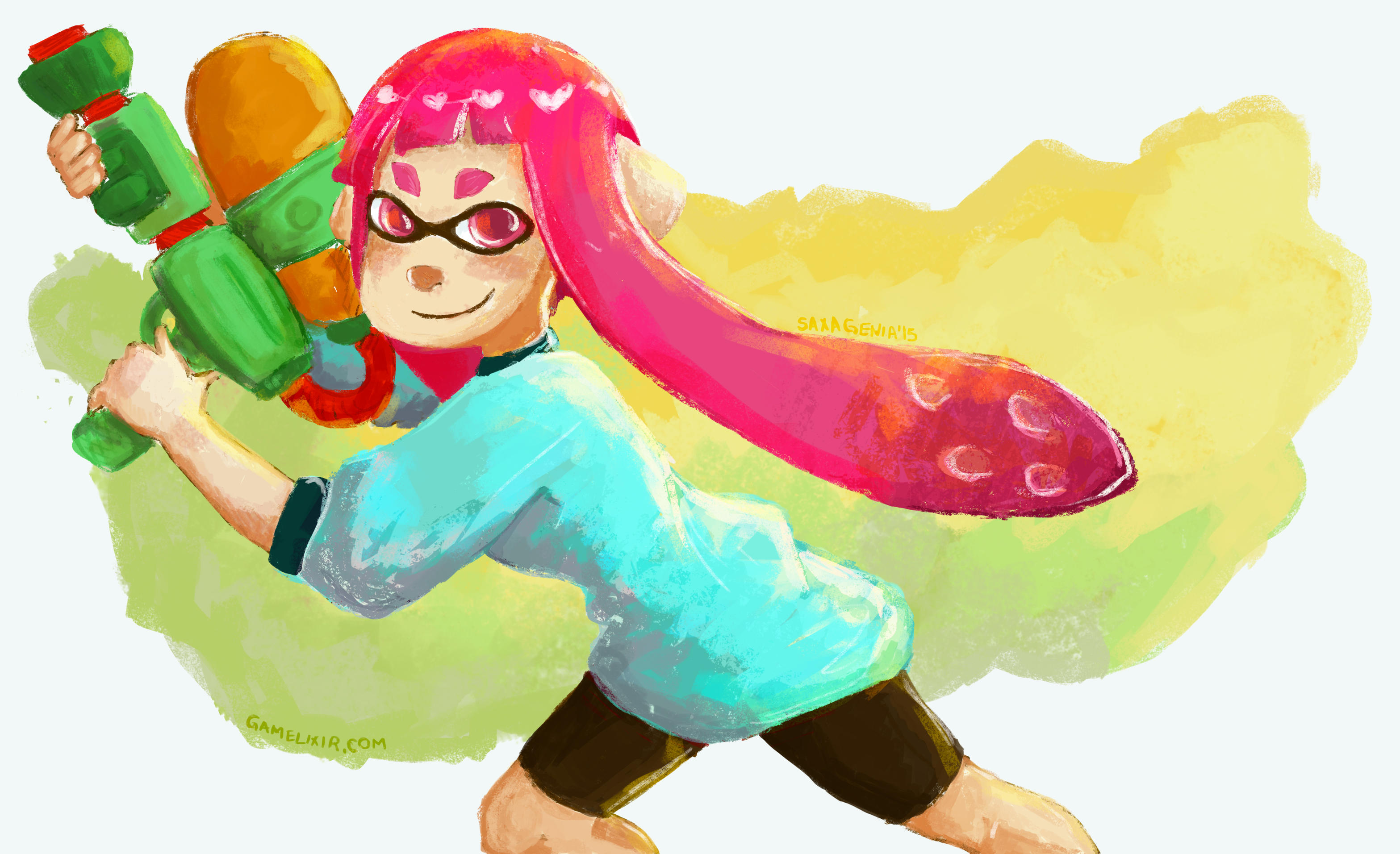 Splatoon by saxagenia