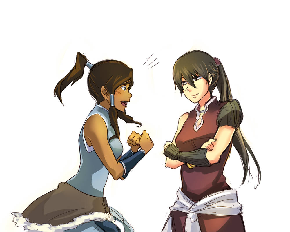 Korra and Balsa by rainbox17
