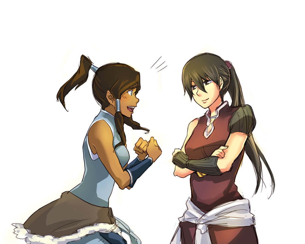 Korra and Balsa by rainbox17