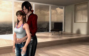 Ada X Hitomi Sunset by Leon5cottKennedy