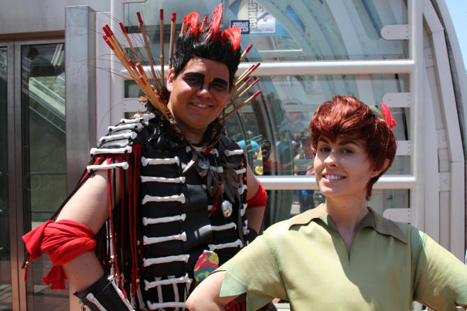 Rufio and Pan SDCC 2014 by TheRealLittleMermaid
