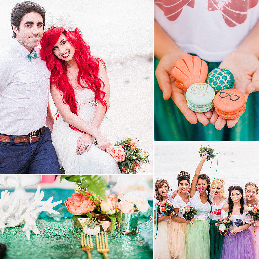 Hipster Mermaid (faux) Wedding on POPSUGAR by TheRealLittleMermaid