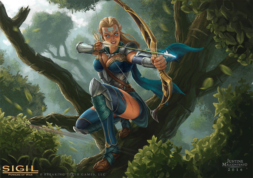The Favored One - Elite Elven Archer by Jujusaurus The Favored One - Elite Elven Archer by Jujusaurus