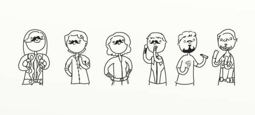 .Movember Vengers. by bababug