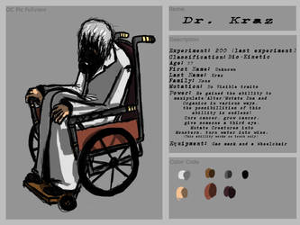 Dr Kraz Ref Sheet by CheesedoodleScare
