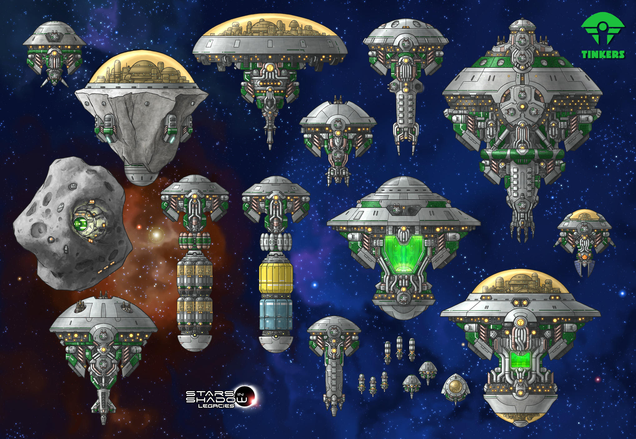 Stars in Shadow: Tinkers Ships by AriochIV