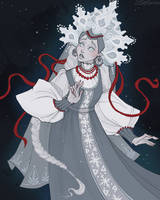 The Snow Maiden by IrenHorrors