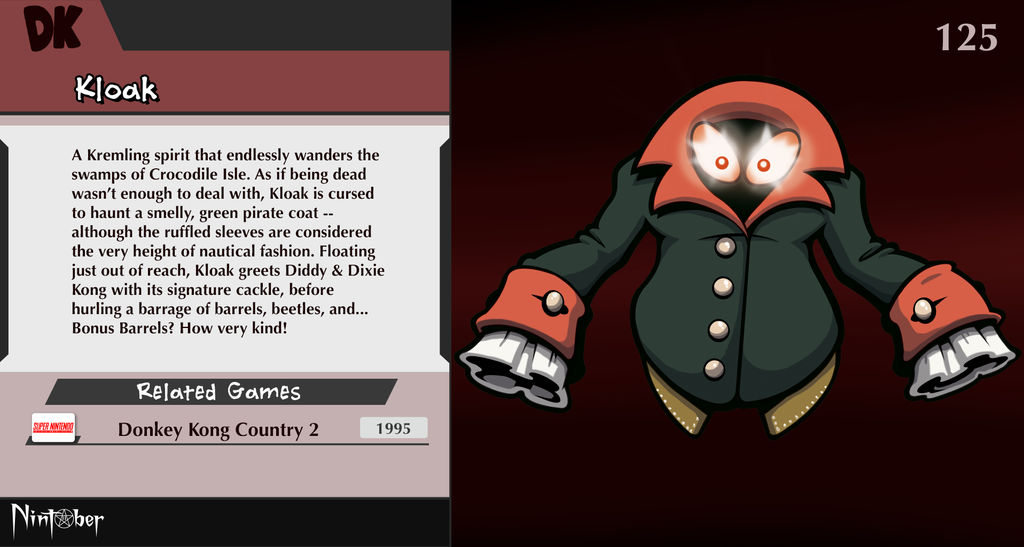 Nintober #125. Kloak by fryguy64