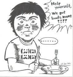 Self-portrait in Manga style 164 by ShotaKotake