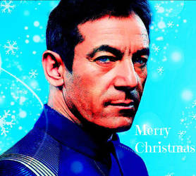 Captain Lorca Christmas by VulcanSarek22