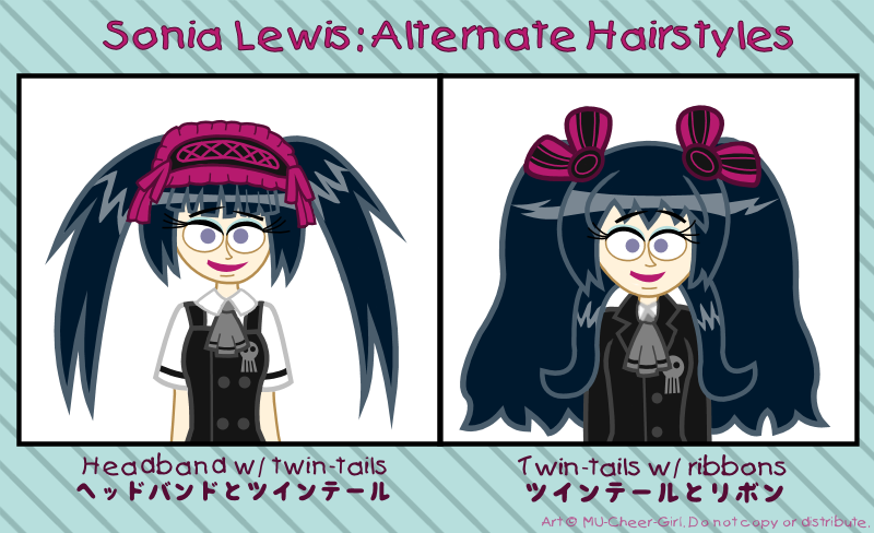 Sonia's Alternate Hairstyles by MU-Cheer-Girl on DeviantArt