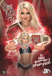 Alexa Bliss Raw Women's Champion by SK-Graphix