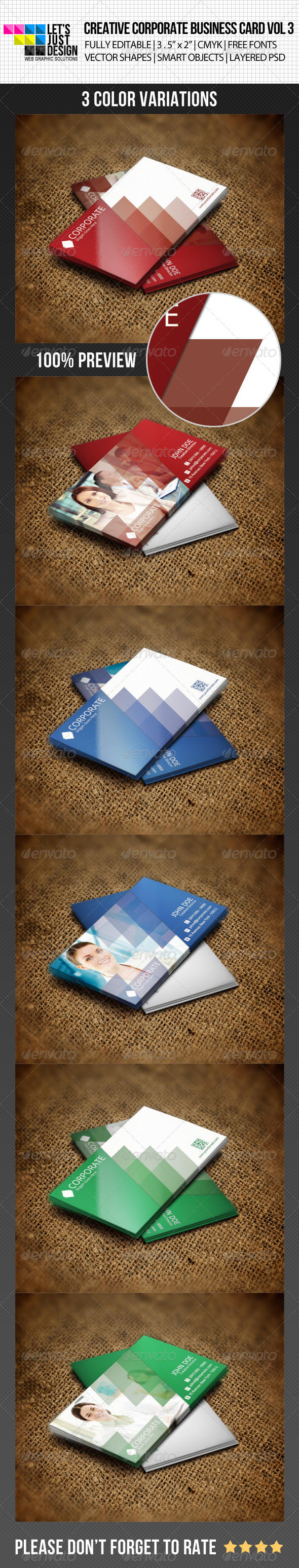 Creative Corporate Business Card Vol 3 by jasonmendes