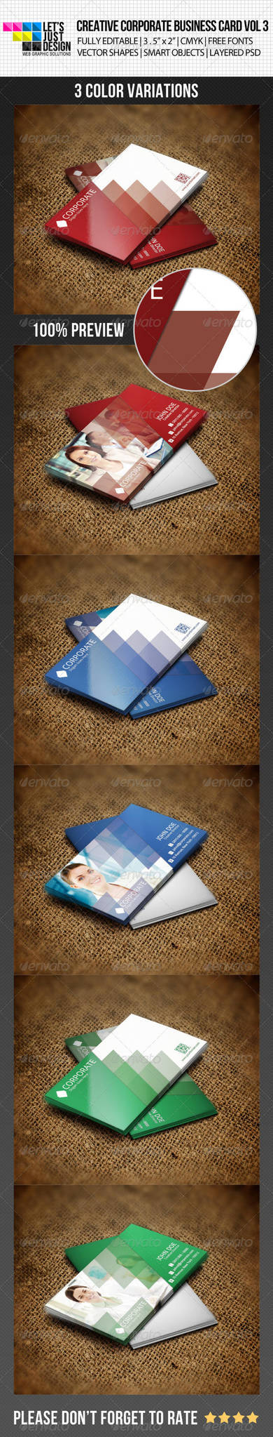 Creative Corporate Business Card Vol 3 by jasonmendes