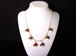 Pokeball Party Necklace by meh-anne