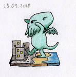 Cute Cthulhu by HappyGloom