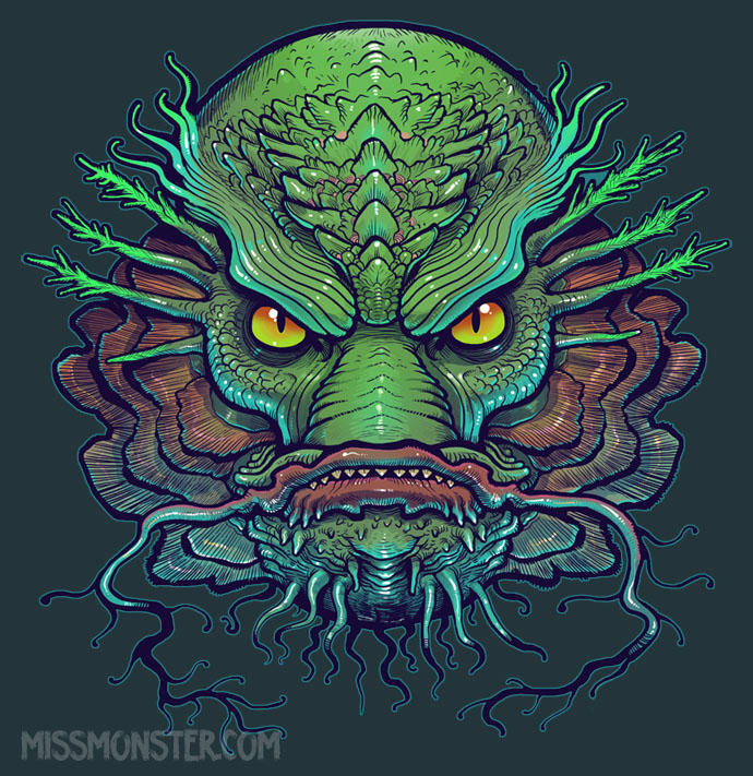 Creature shirt design by missmonster
