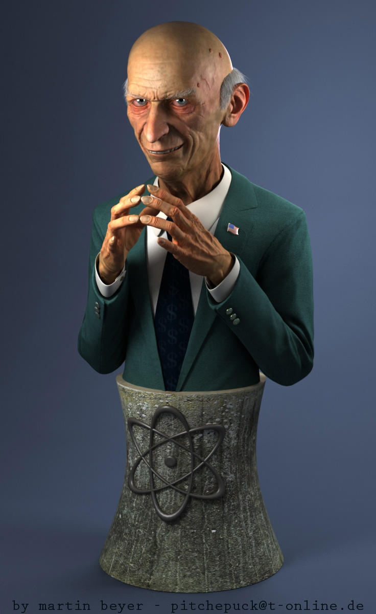 Mr. Burns bust by monomauve