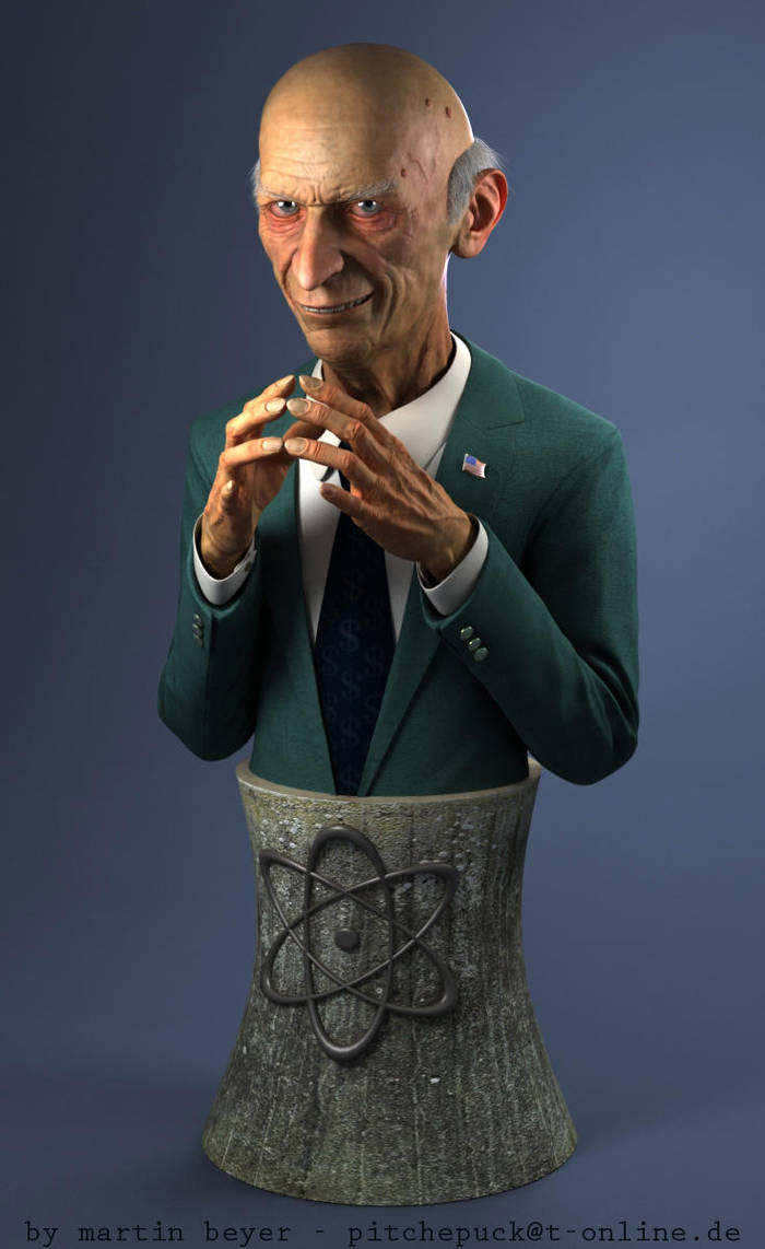 Mr. Burns bust by monomauve