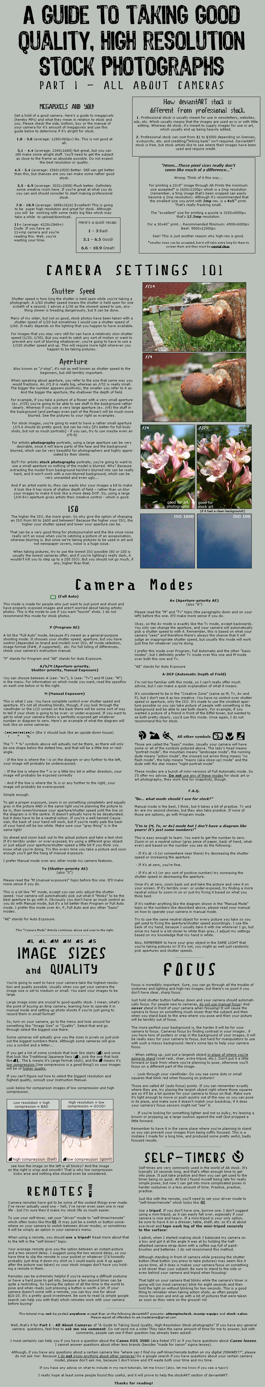 Guide to Stock - Part I by AttempteStock