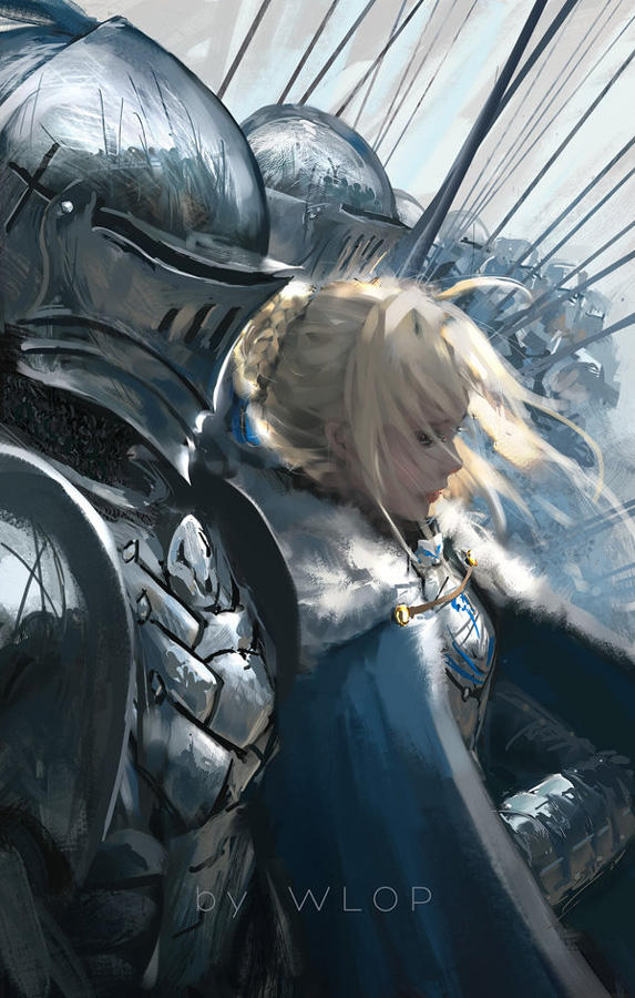 Saber Lancelot by wlop