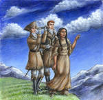 Lewis, Clark and Sacagawea by suburbanbeatnik