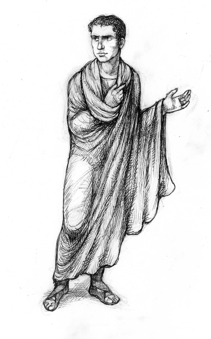 Young Cicero by suburbanbeatnik