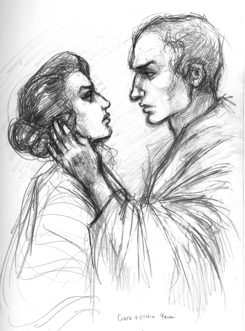 Cicero and Clodia III by suburbanbeatnik
