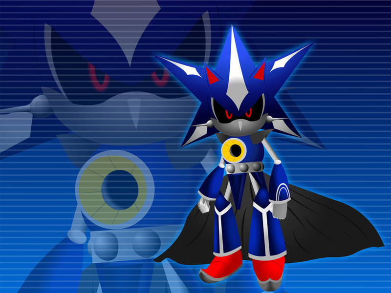 Neo Metal Sonic Wallpaper By Boozerman On Deviantart