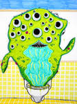 Toilet Monster by NickBentonArt