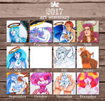 Art summary 2017 by EverbloomingForest