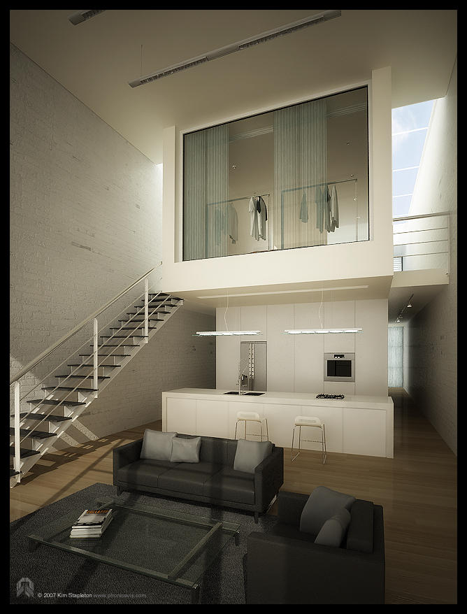 Lounge_Kitchen_ Interior_1 by ev-one