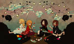 Led Zeppelin in Japonisme by wasawasawa