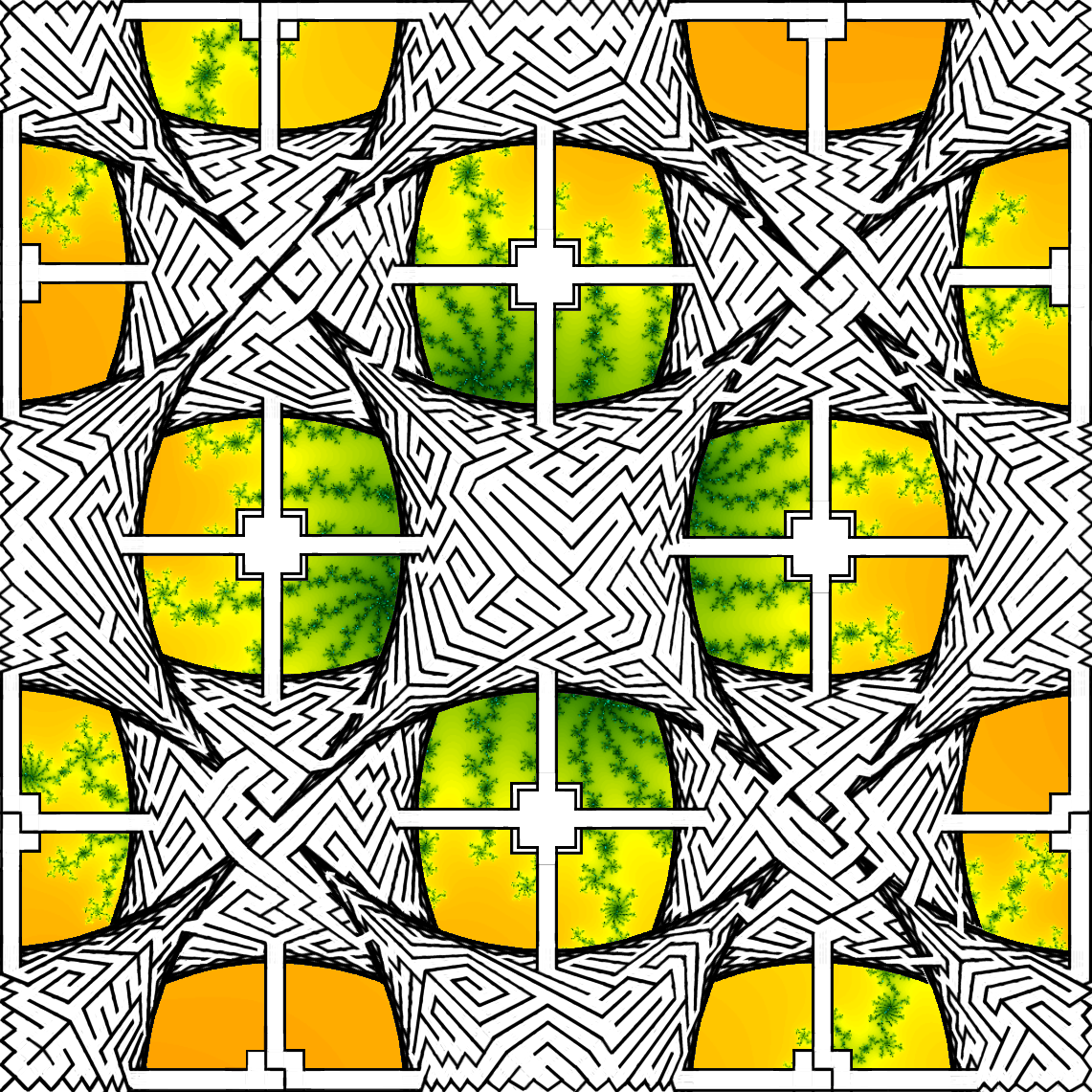 13 Stars maze 2 by scottVee