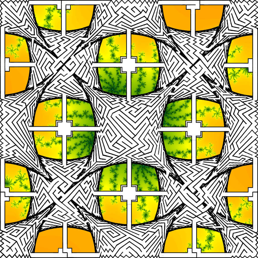 13 Stars maze 2 by scottVee