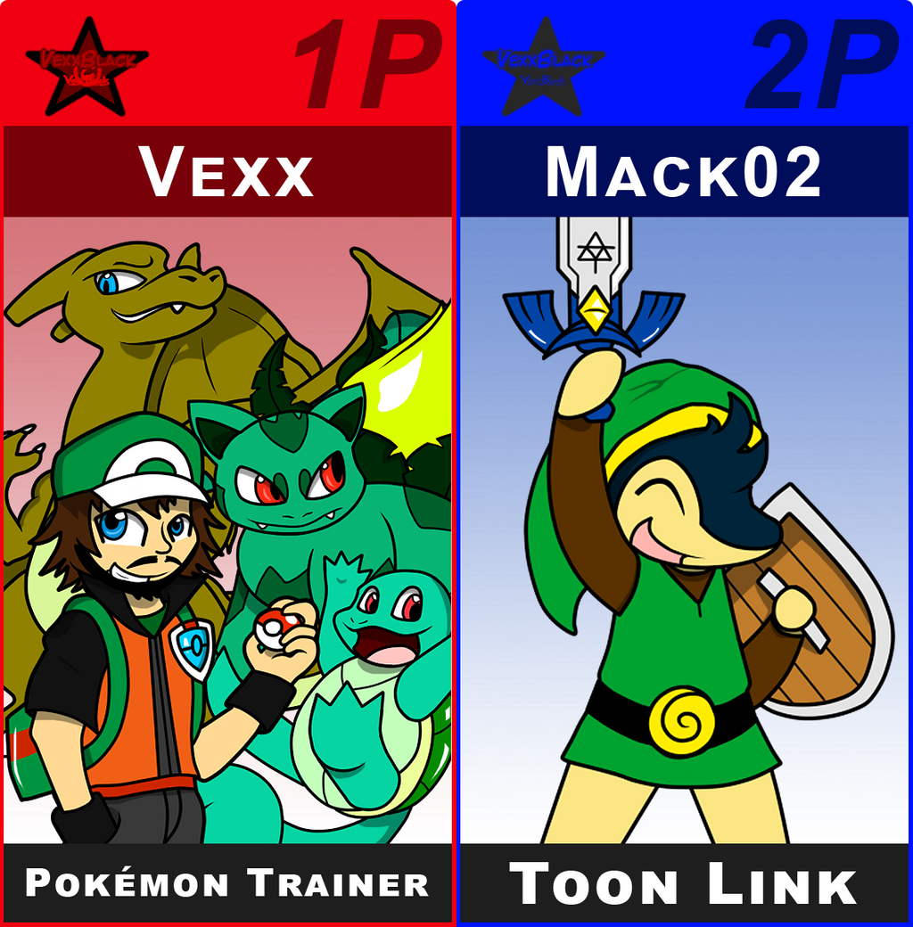 SSB Vexx Trainer and Toon Mack by VexxBlack