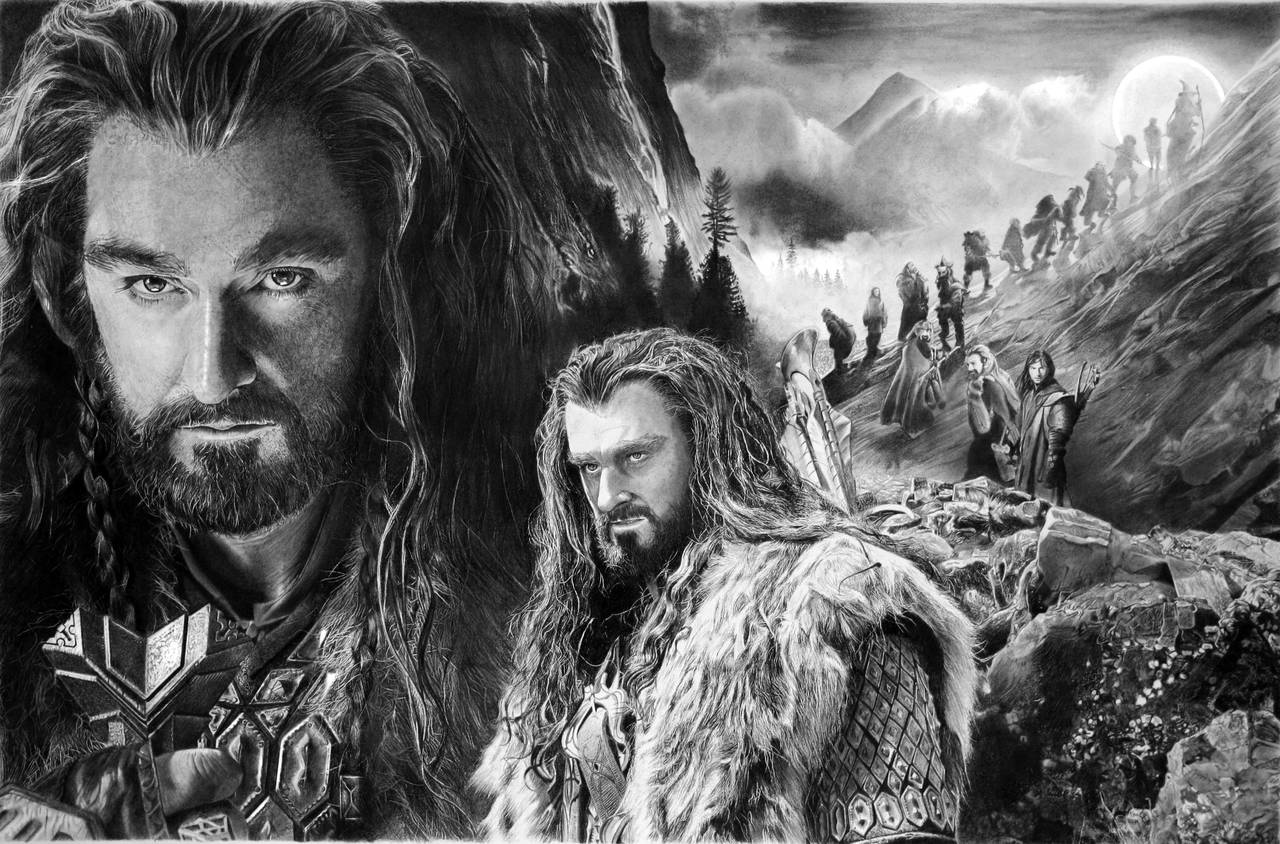 Thorin Oakenshield by francoclun